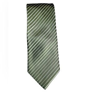 Parsley Green Striped Men's Tie